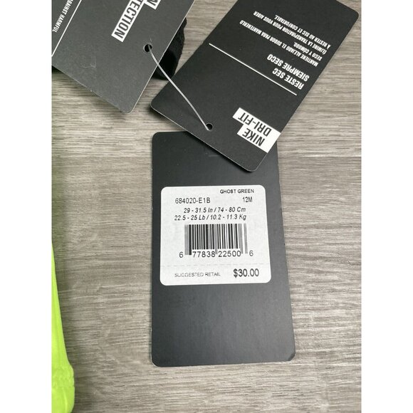 Nike Dri Fit Rashguard Suit Size 12M Hurley NWT SPF 50+ Green Sun Protection - Picture 7 of 13